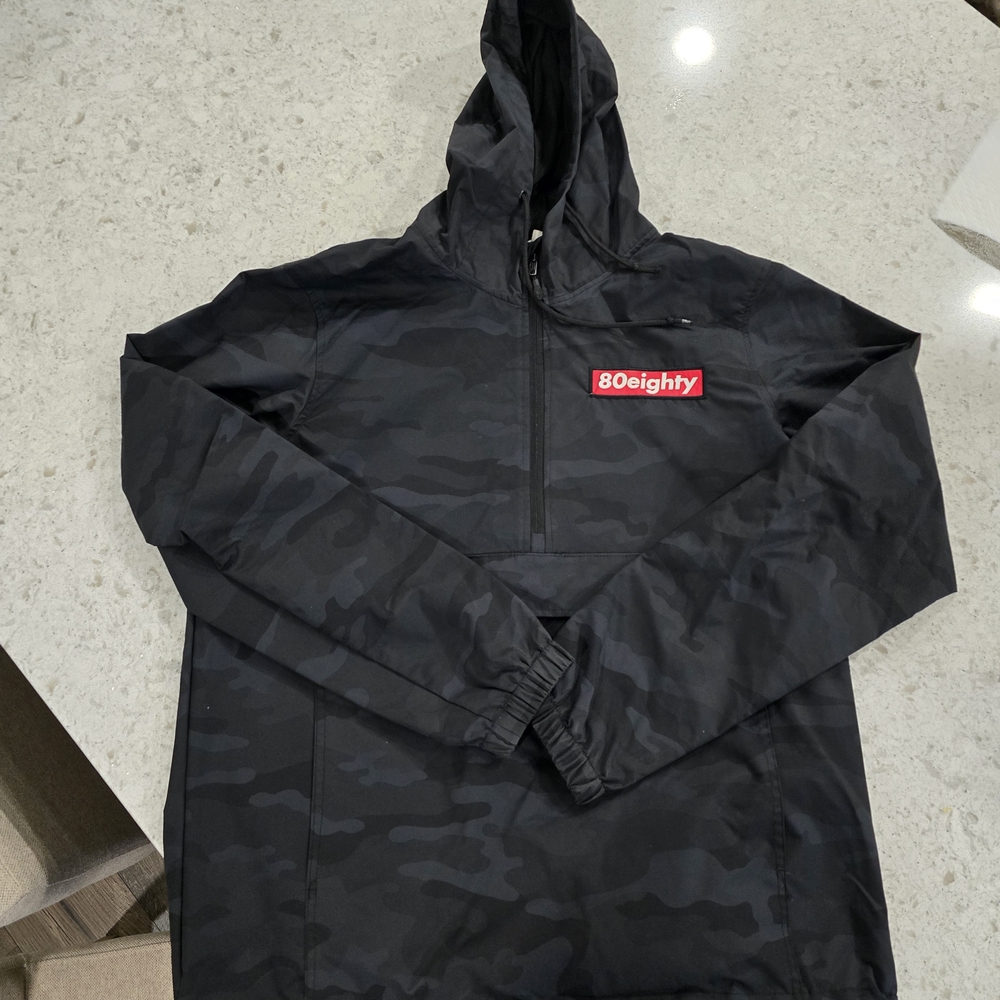 Men's Black Camo Lightweight Jacket